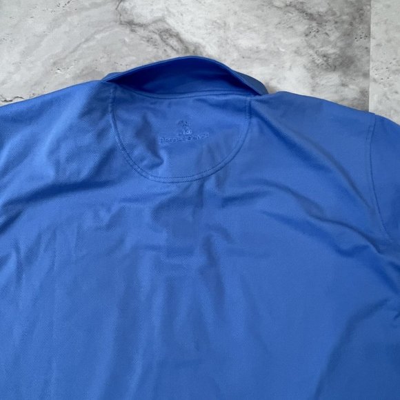 Pebble‎ Beach Performance Solid Light Blue Men's XL Xlarge Polo Shirt Mens - Picture 6 of 6